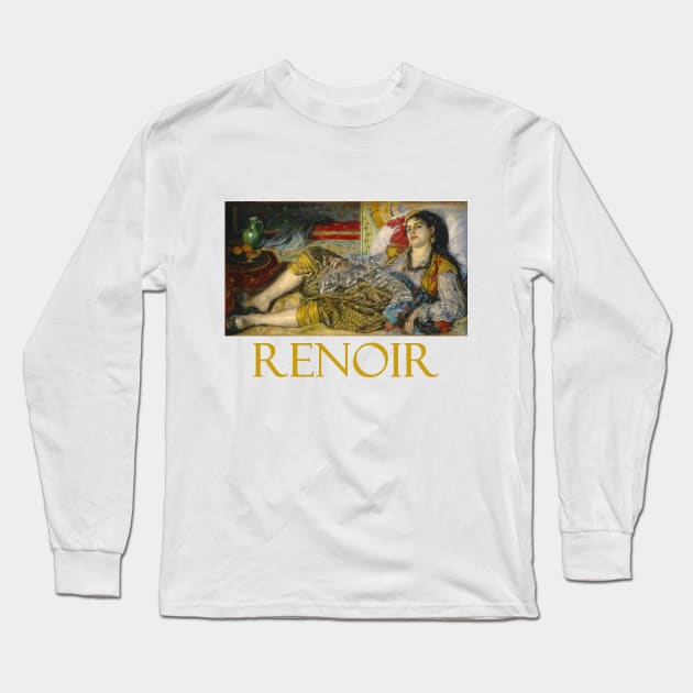 Odalisque (1870) by Pierre-Auguste Renoir Long Sleeve T-Shirt by Naves